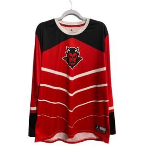 Red Devils Jersey Cavinee XL Red Black Long Sleeve Sports
